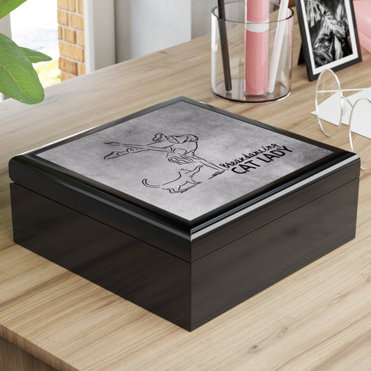 Breakdancing Cat Lady Jewelry Box - Home Decor - EpiAl's Shop