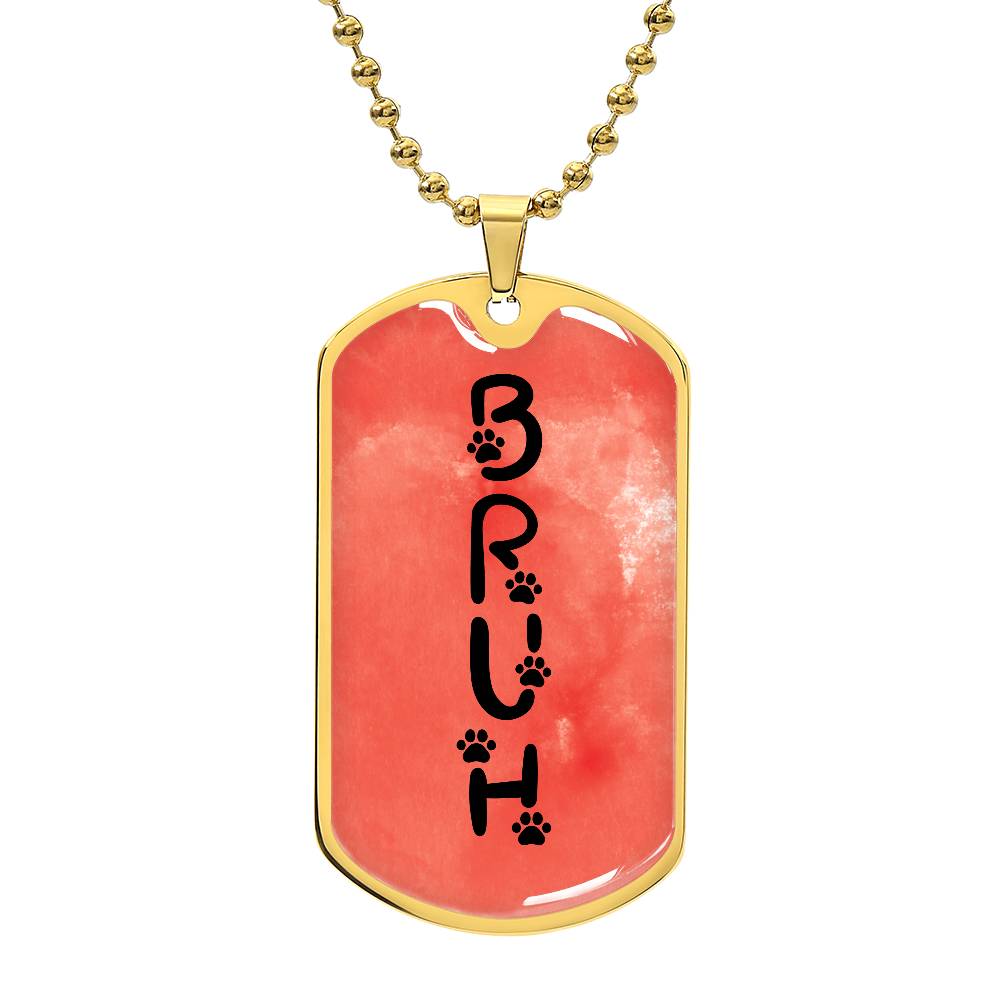 Bruh Necklace - Jewelry - Epileptic Al’s Shop