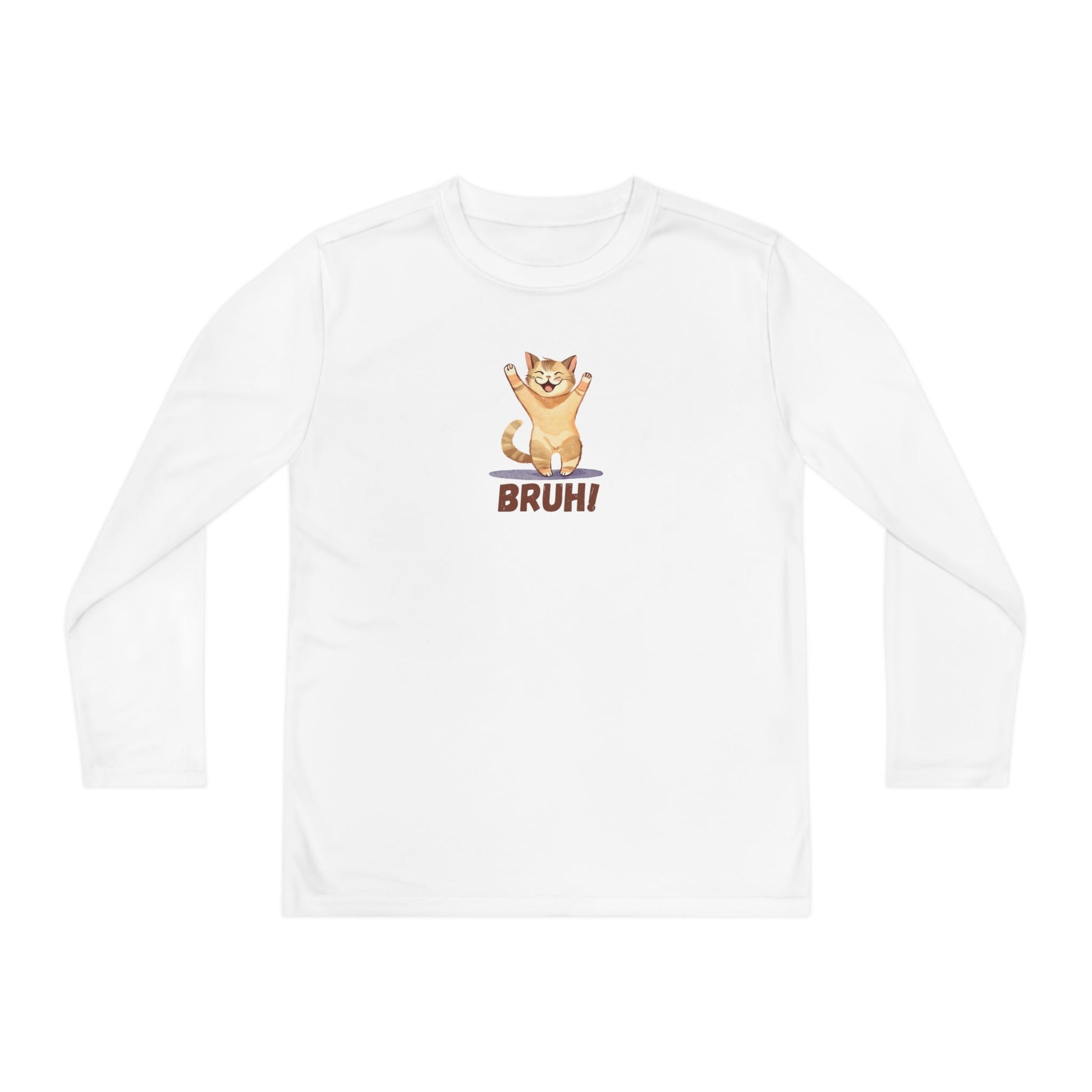 Bruh Youth Long Sleeve Competitor Tee - Kids clothes - Epileptic Al’s Shop