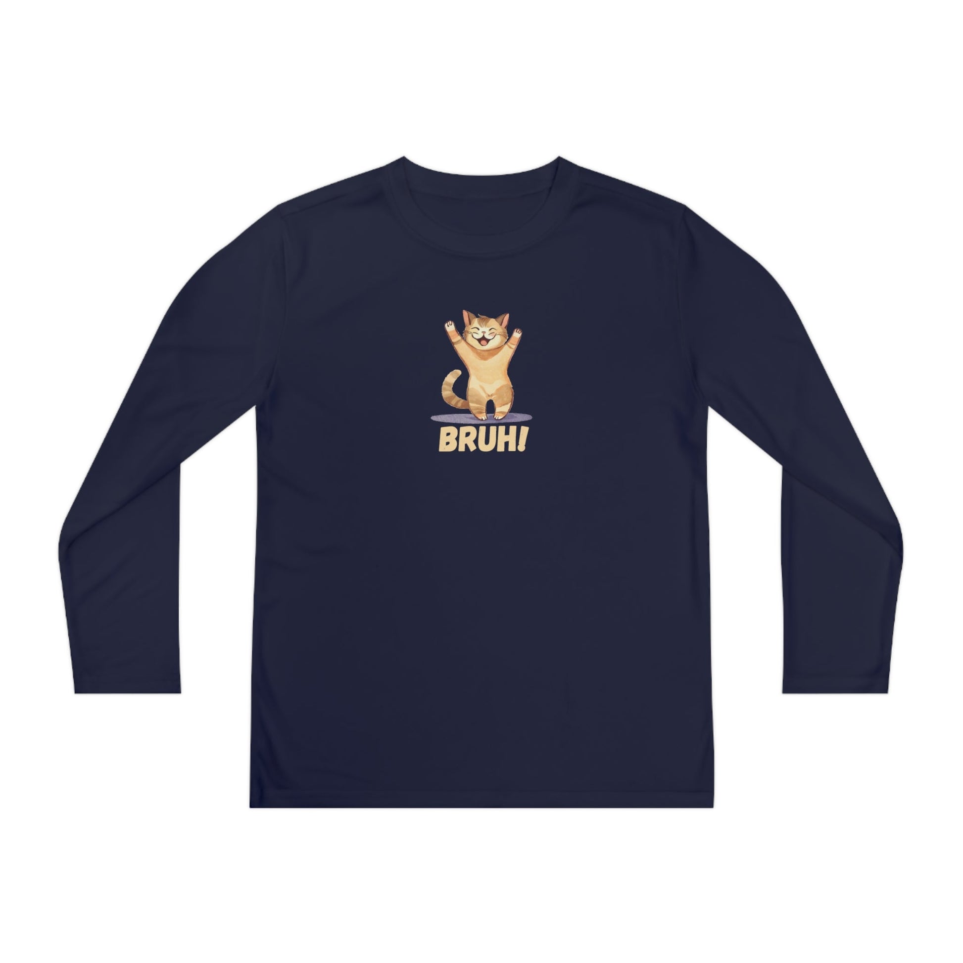 Bruh Youth Long Sleeve Competitor Tee - Kids clothes - Epileptic Al’s Shop