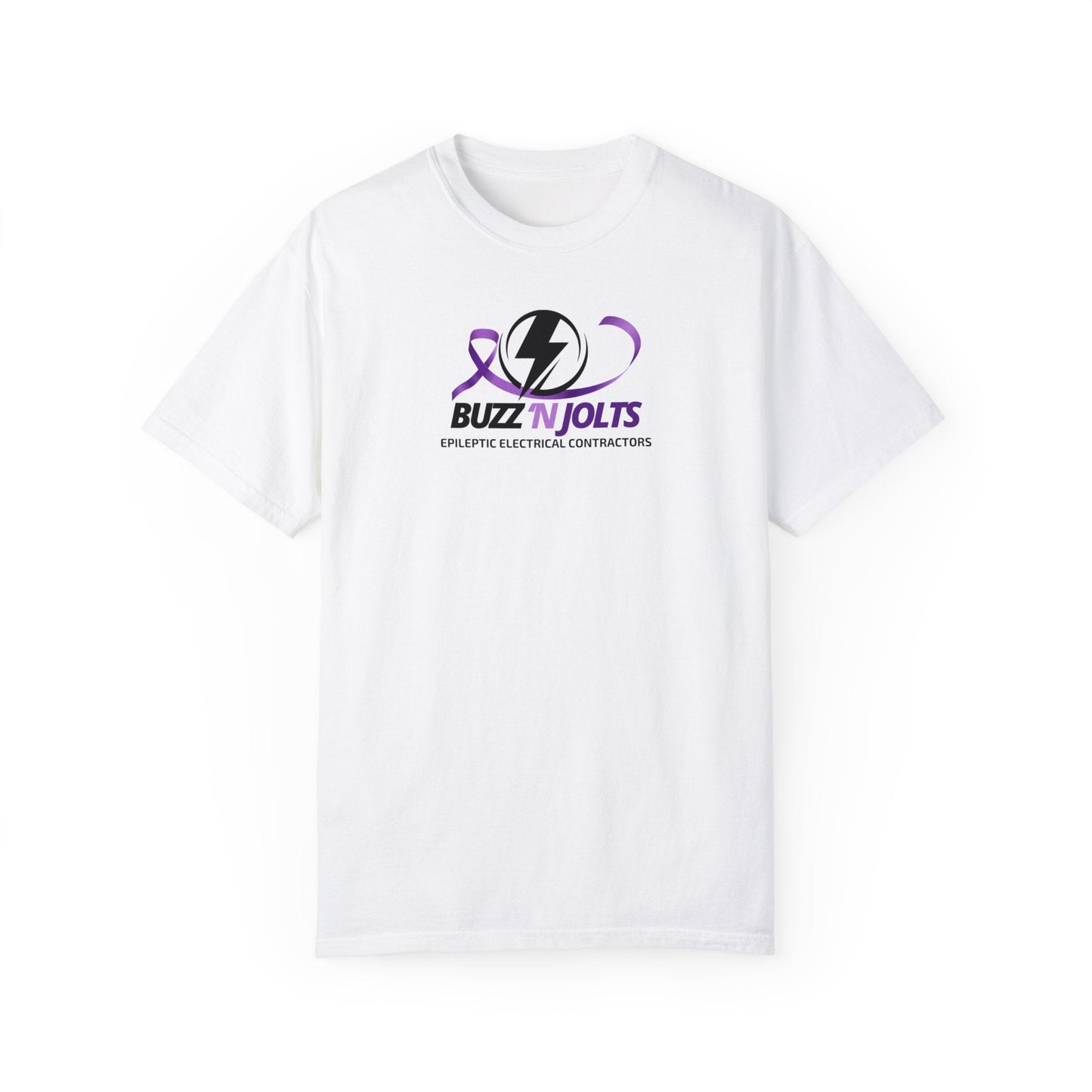 Buzz 'n Jolts Unisex Garment - Dyed T - shirt - T - Shirt - Epileptic Al’s Shop