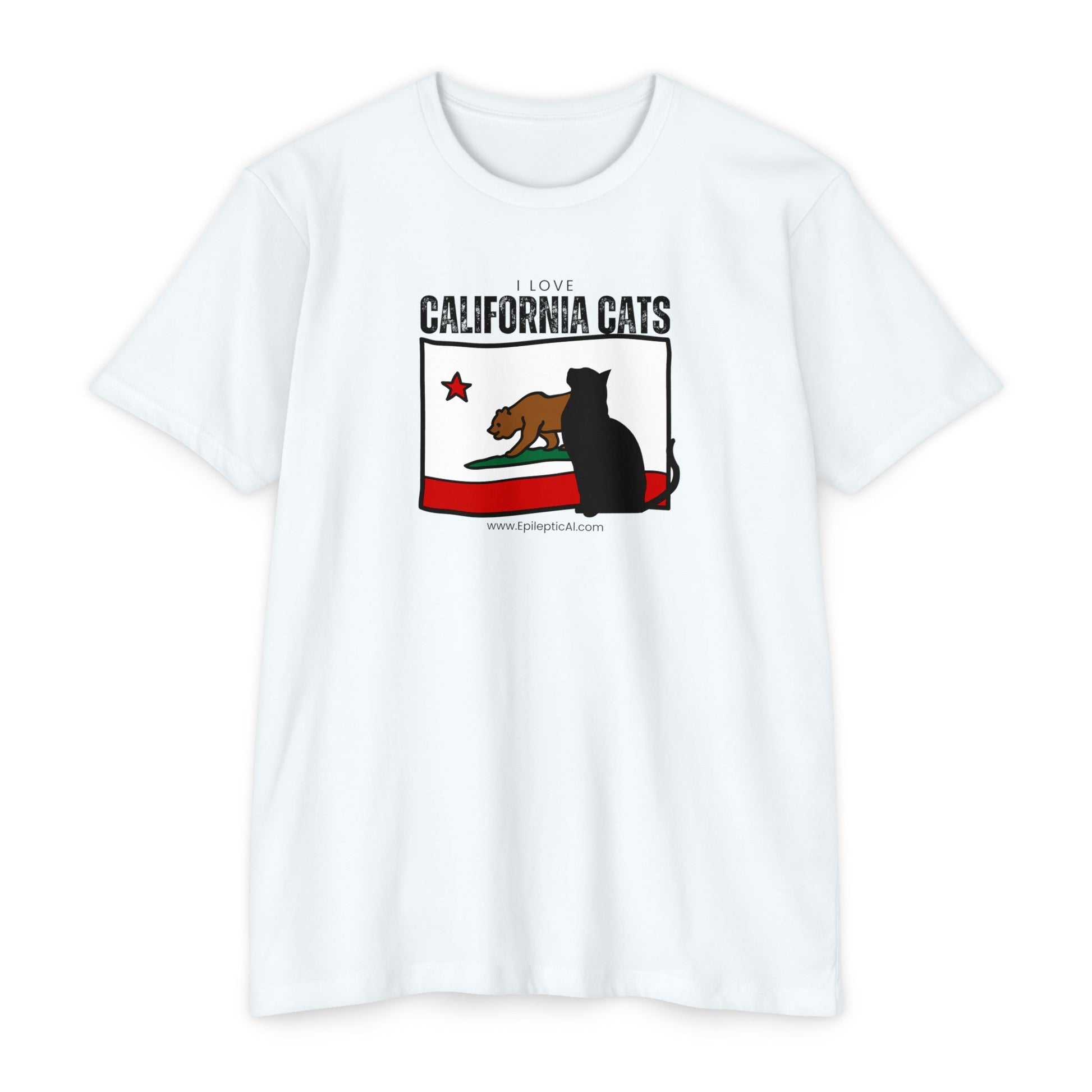 California Cats Unisex CVC Jersey T - shirt - T - Shirt - Epileptic Al’s Shop