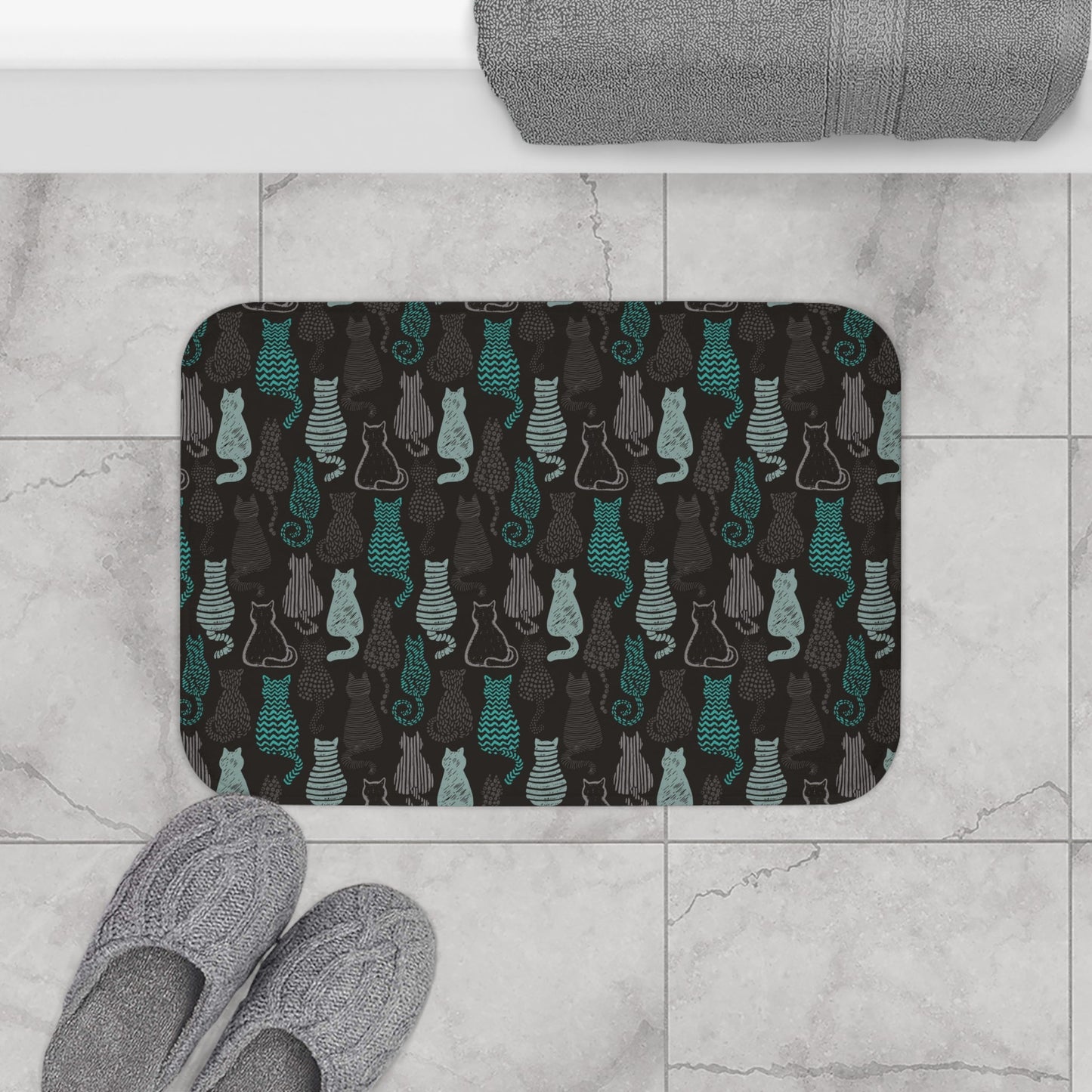 Camo Cats Bath Mat - Home Decor - Epileptic Al’s Shop