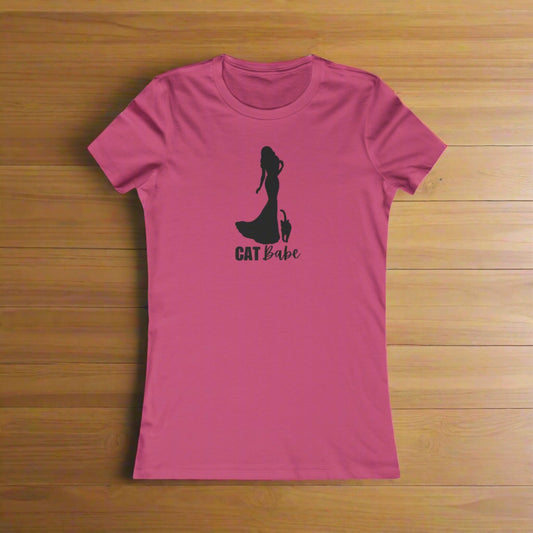 Cat Babe Women's Favorite Tee - T - Shirt - Epileptic Al’s Shop