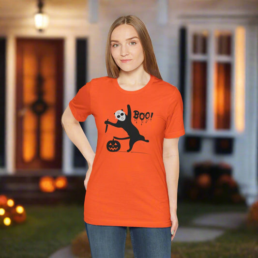 Cat Boo Unisex Jersey Short Sleeve Tee - T - Shirt - Epileptic Al’s Shop