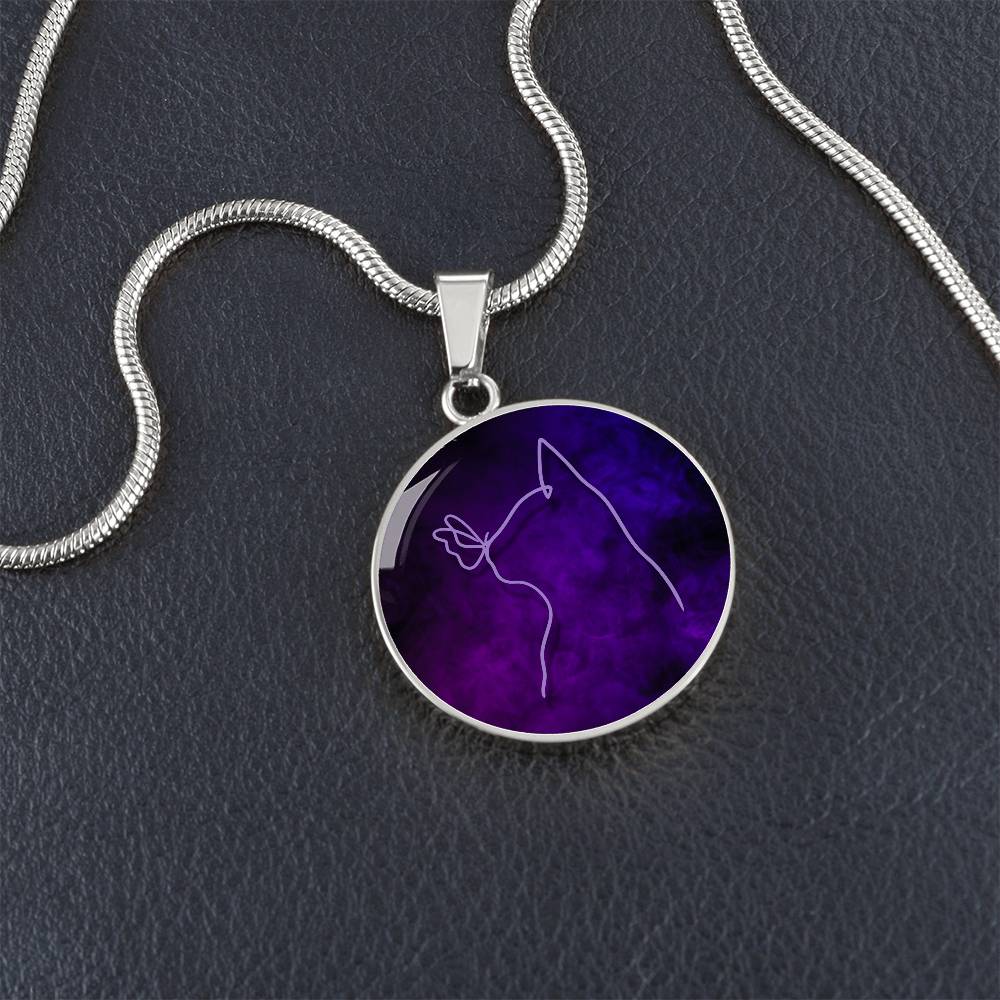 Cat & Butterfly Necklace - Jewelry - Epileptic Al’s Shop