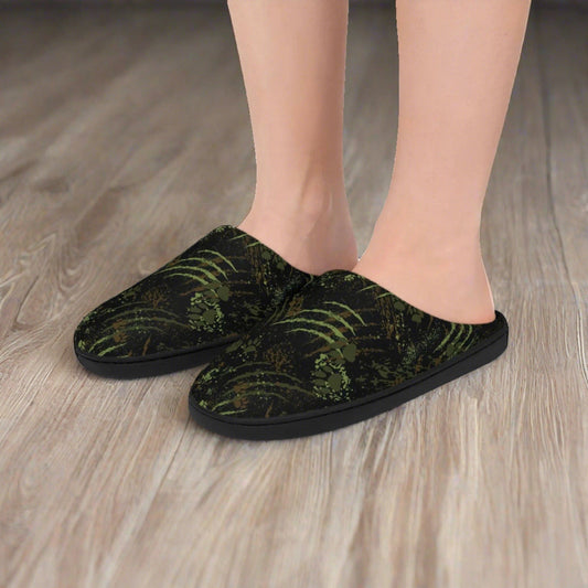 Cat Camo Men's Indoor Slippers - Shoes - Epileptic Al’s Shop