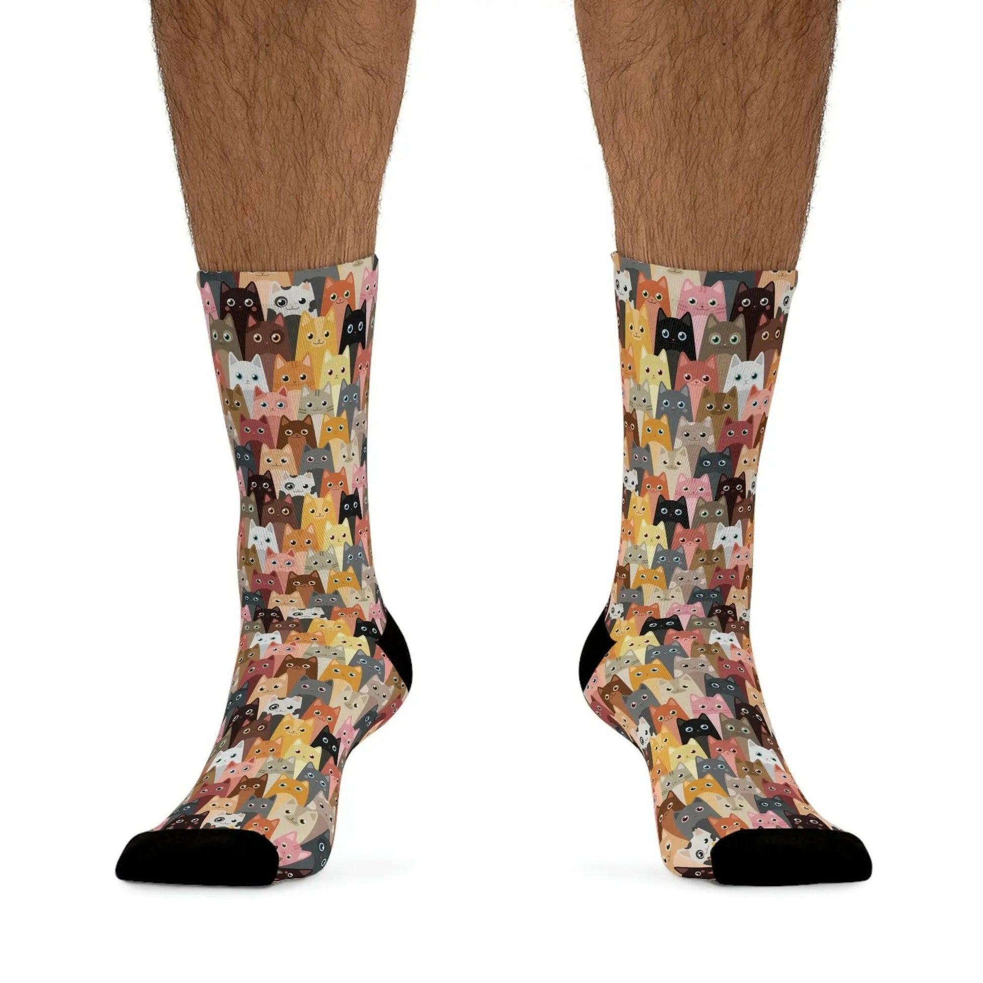 Cat Crowd Socks - Clothing - Epileptic Al’s Shop