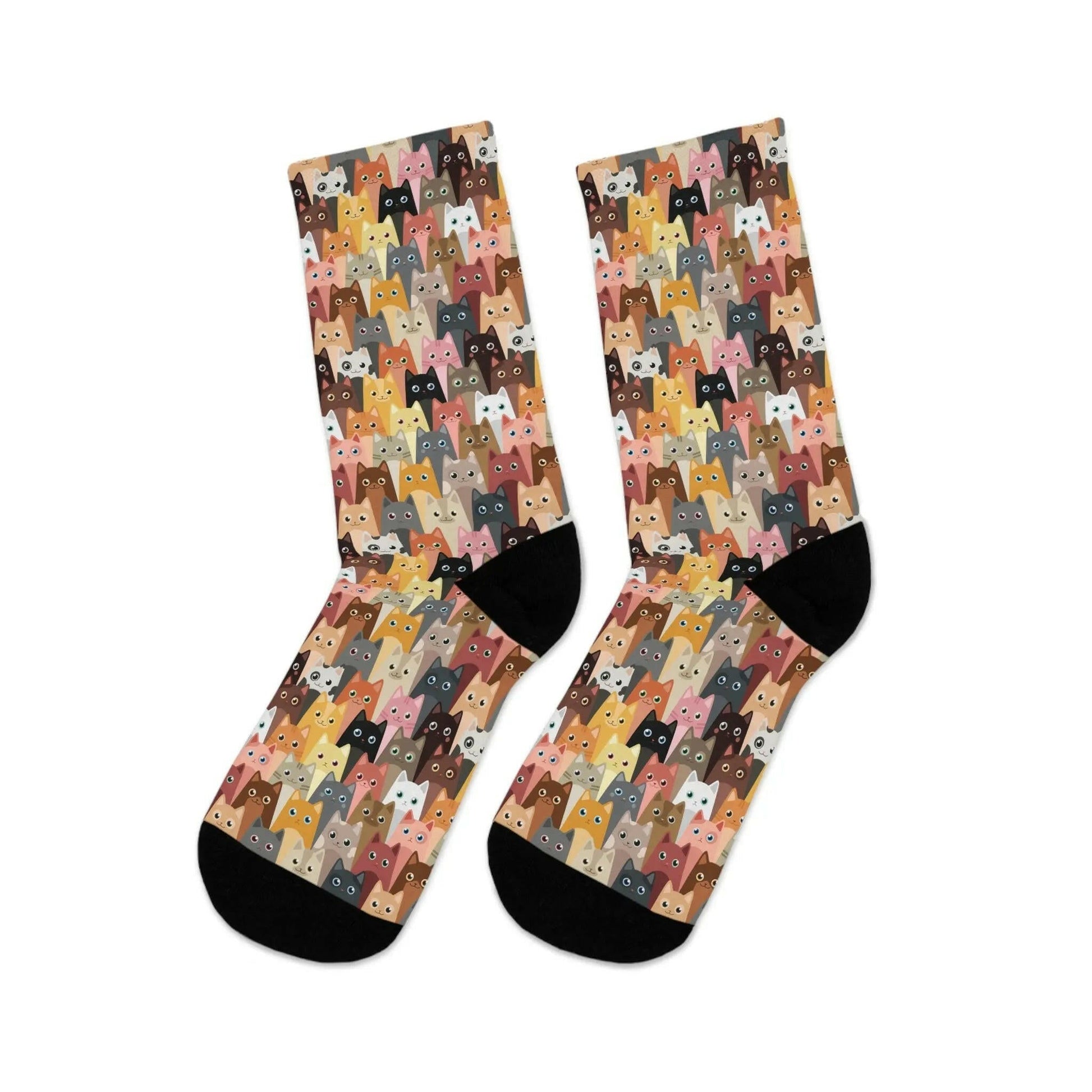 Cat Crowd Socks - Clothing - Epileptic Al’s Shop