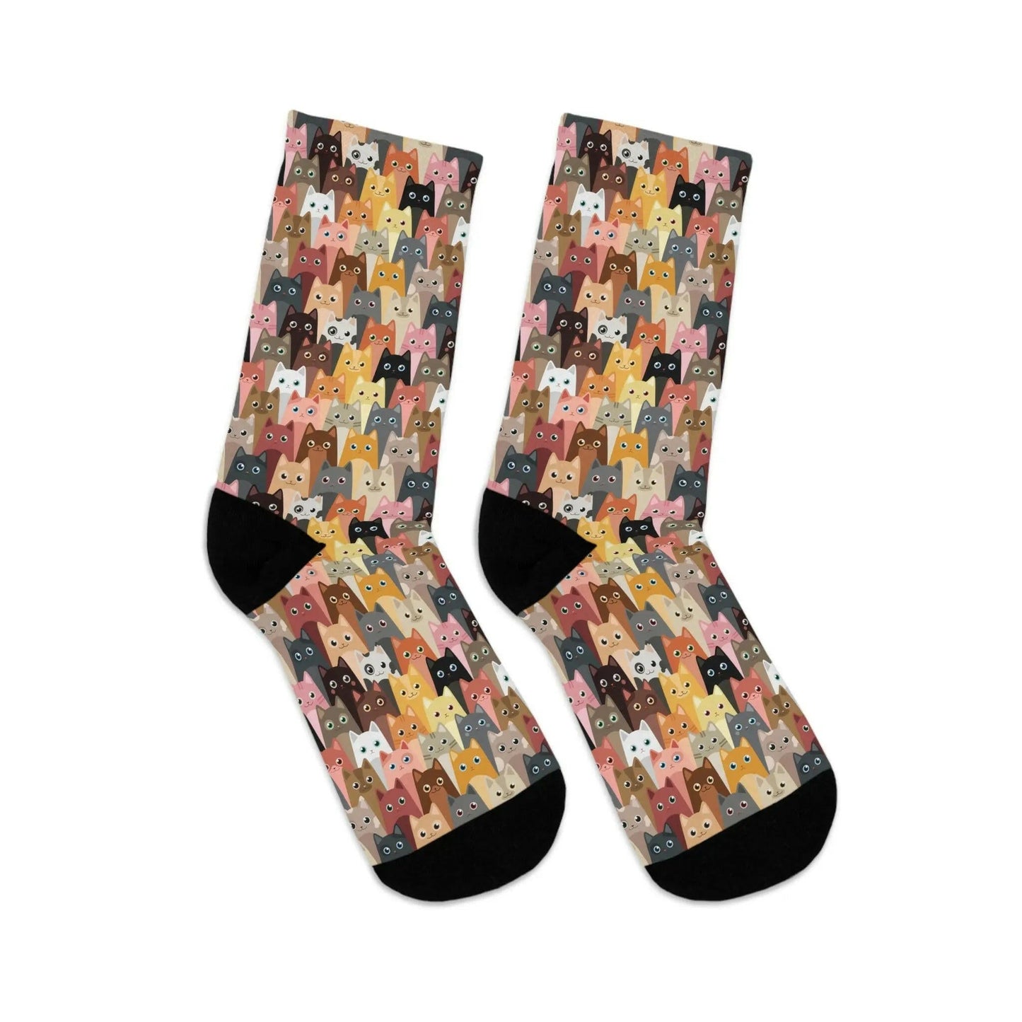 Cat Crowd Socks - Clothing - Epileptic Al’s Shop