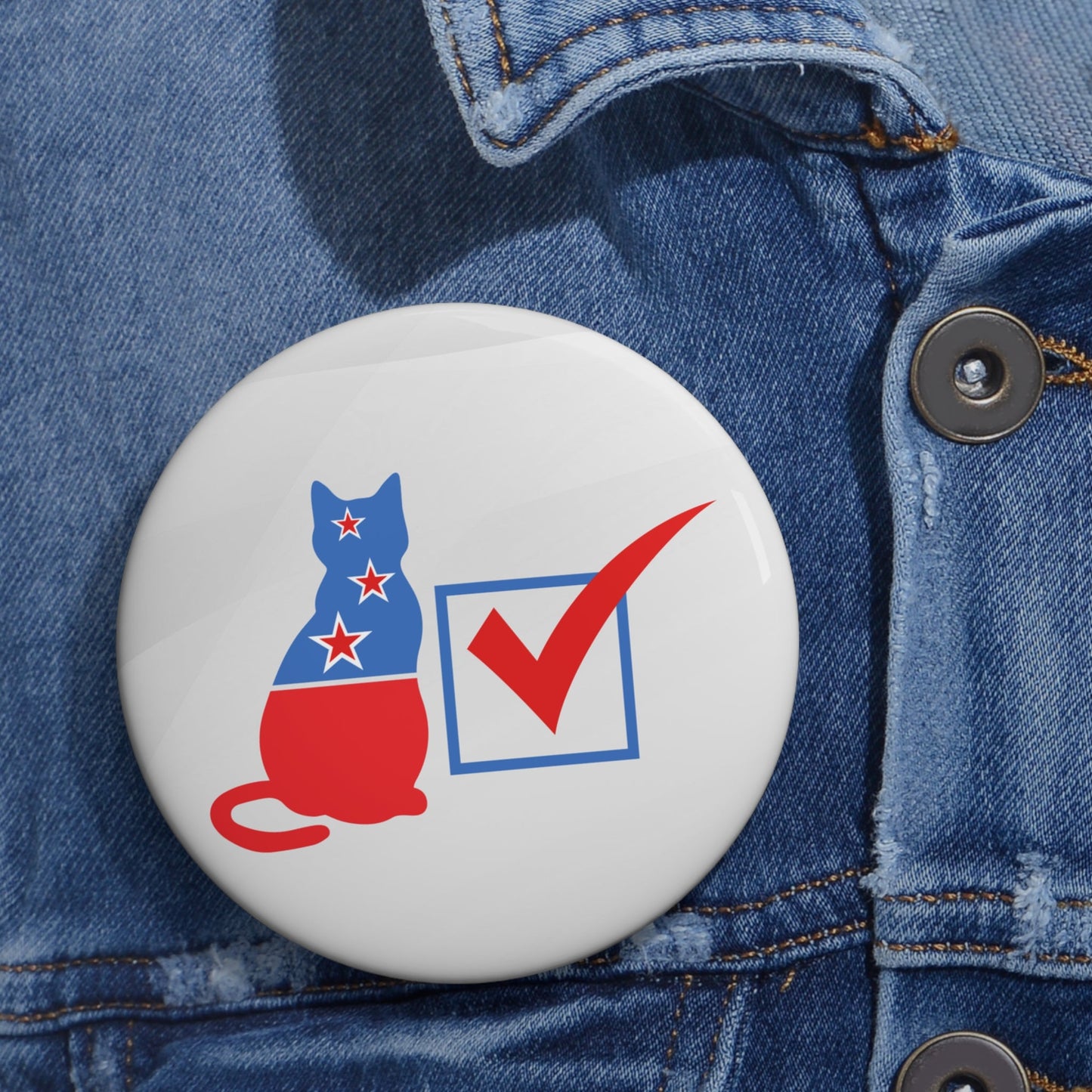 Cat for President Pin Buttons - Accessories - EpiAl's Shop