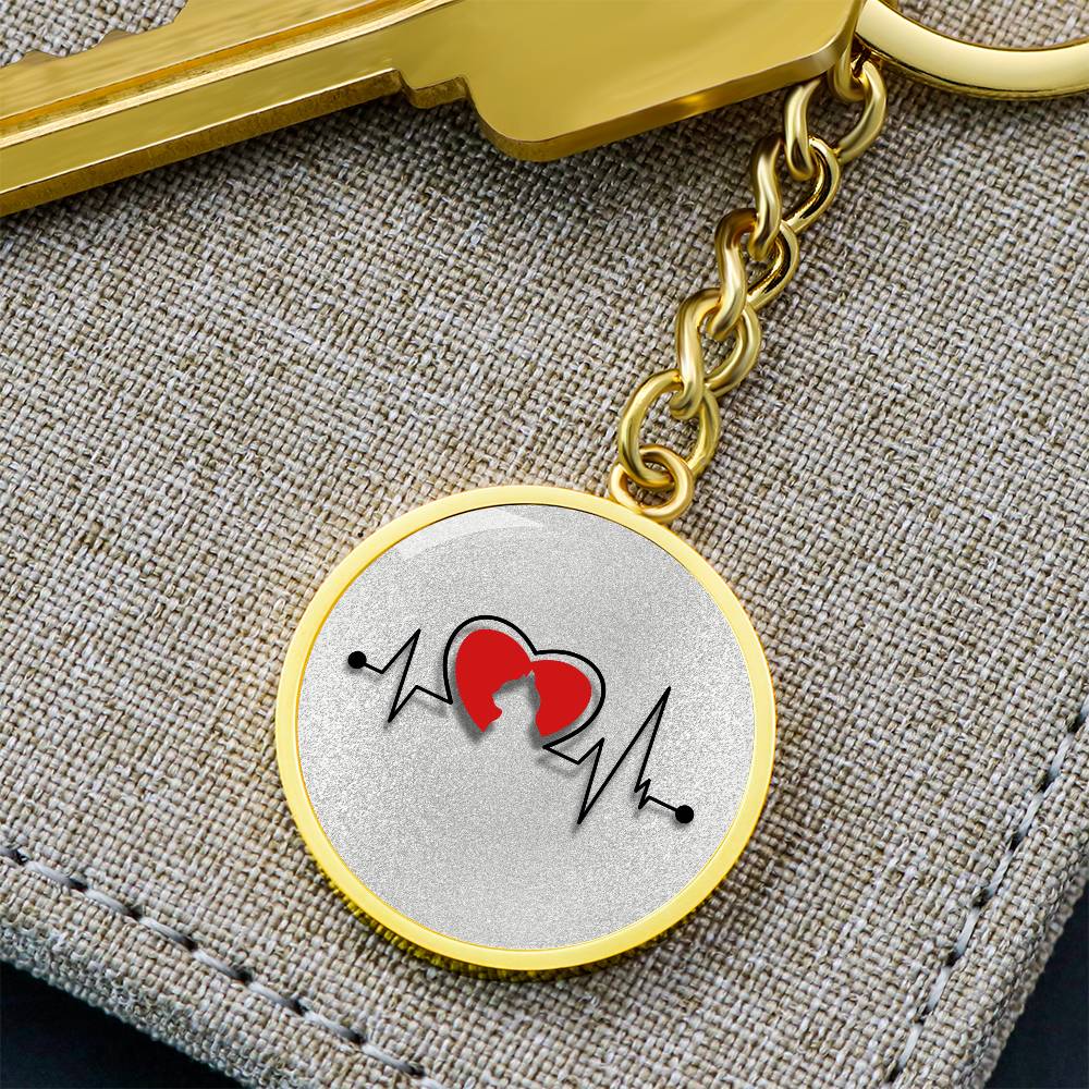 Cat Heart Keychain - Jewelry - Epileptic Al’s Shop