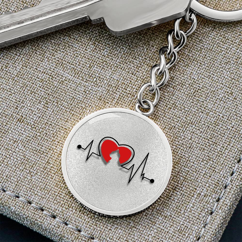 Cat Heart Keychain - Jewelry - Epileptic Al’s Shop