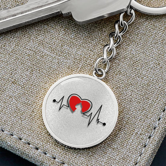 Cat Heart Keychain - Jewelry - Epileptic Al’s Shop