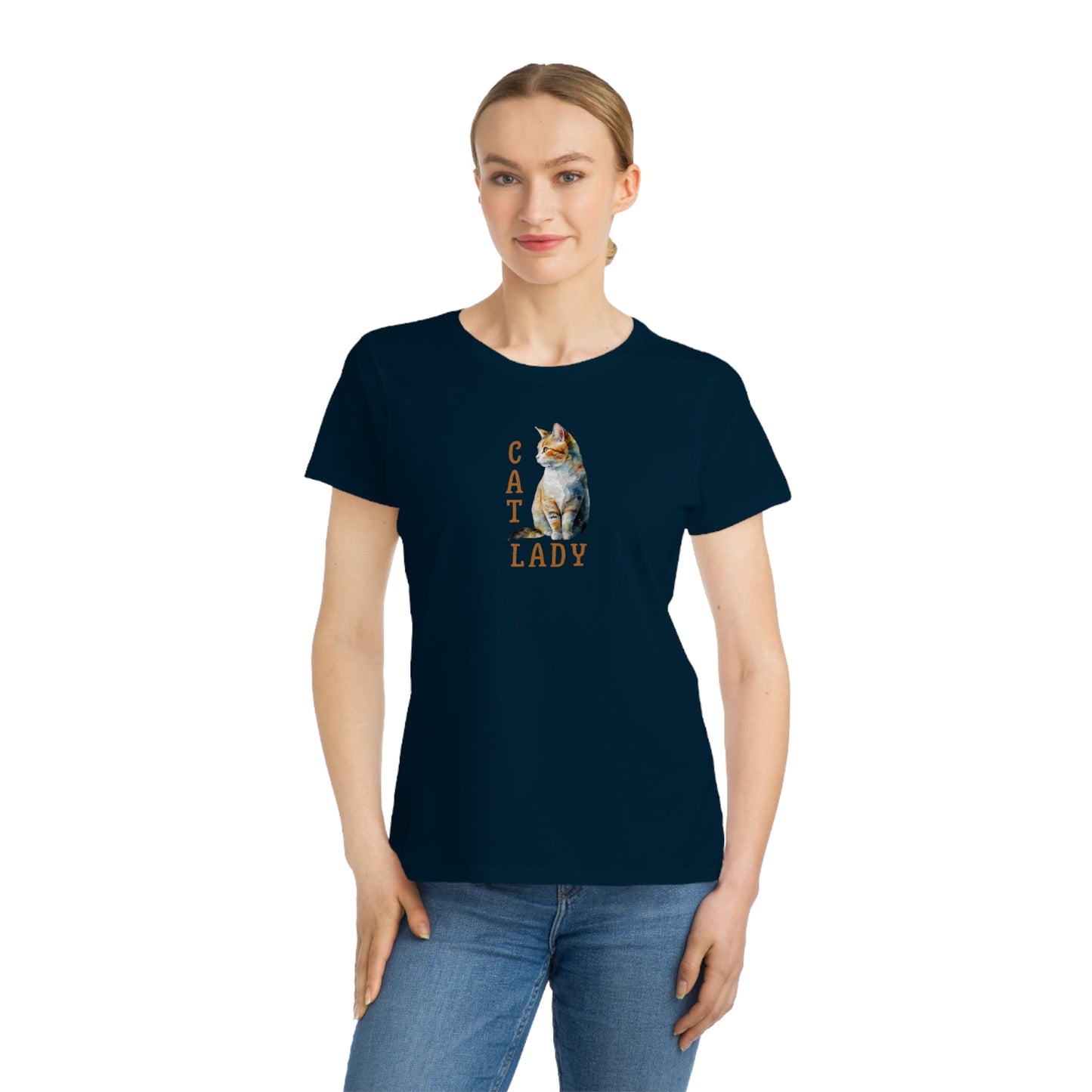 Cat Lady Organic Women's Classic T - Shirt - T - Shirt - Epileptic Al’s Shop