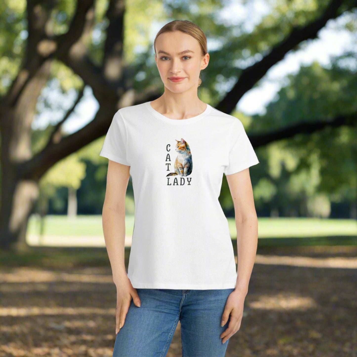 Cat Lady Organic Women's Classic T - Shirt - T - Shirt - Epileptic Al’s Shop