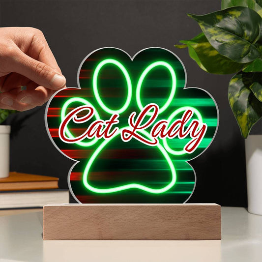 Cat Lady Plaque - Jewelry - Epileptic Al’s Shop