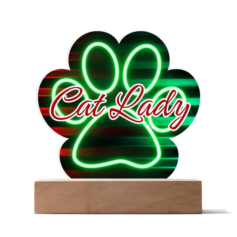 Cat Lady Plaque - Jewelry - Epileptic Al’s Shop