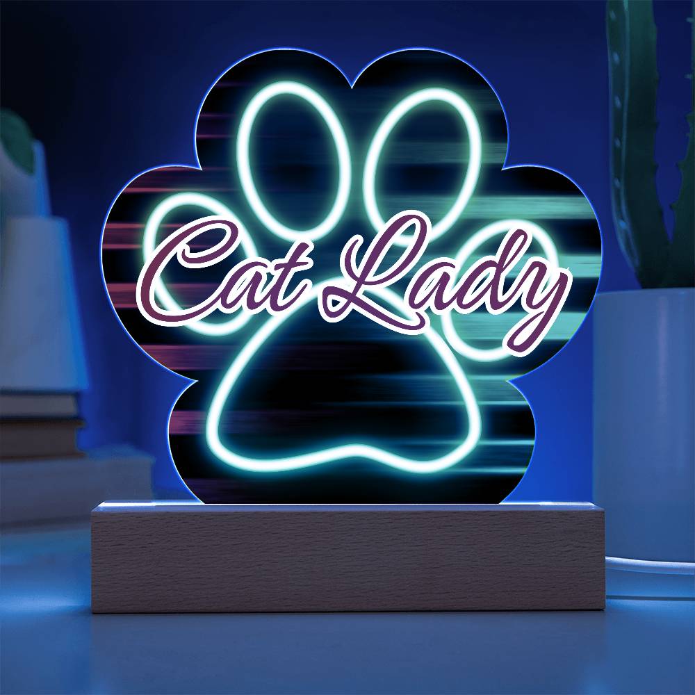 Cat Lady Plaque - Jewelry - Epileptic Al’s Shop