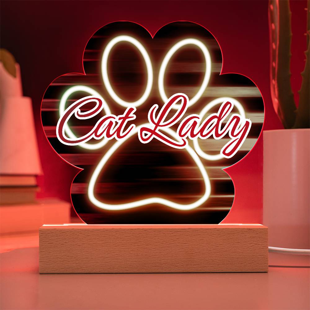 Cat Lady Plaque - Jewelry - Epileptic Al’s Shop