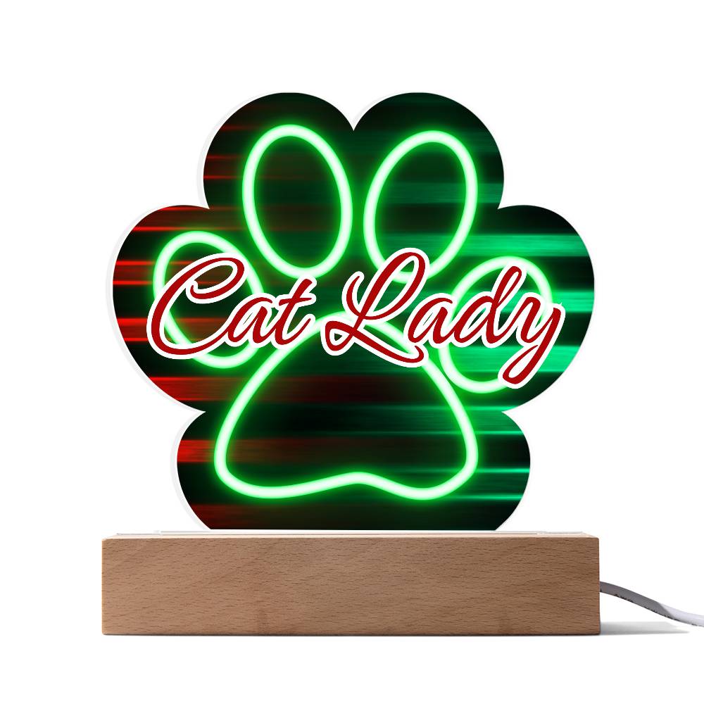 Cat Lady Plaque - Jewelry - Epileptic Al’s Shop