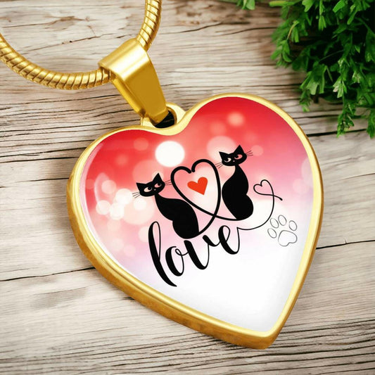 Cat Love Necklace - Jewelry - Epileptic Al’s Shop