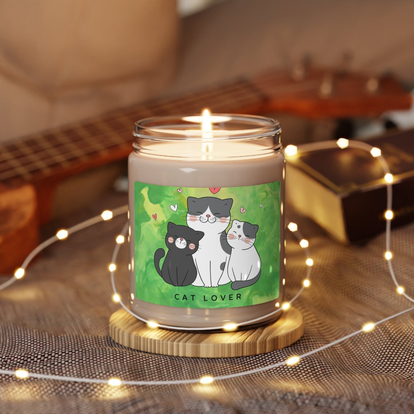Cat Lover Scented Soy Candle, 9oz - Home Decor - Epileptic Al’s Shop