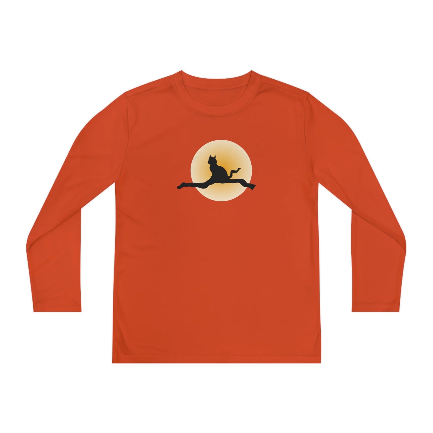 Cat on a Branch Youth Long Sleeve Competitor Tee - Kids clothes - Epileptic Al’s Shop