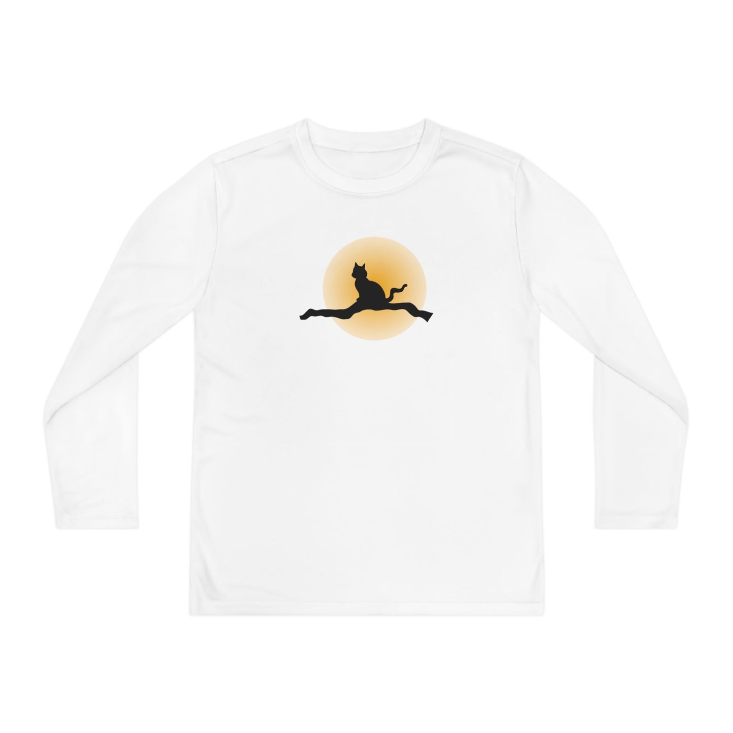 Cat on a Branch Youth Long Sleeve Competitor Tee - Kids clothes - Epileptic Al’s Shop