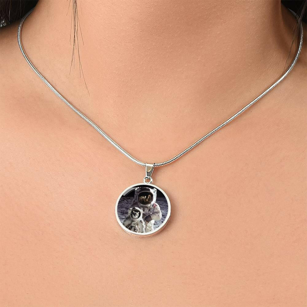 Cat on the Moon Necklace - Jewelry - Epileptic Al’s Shop