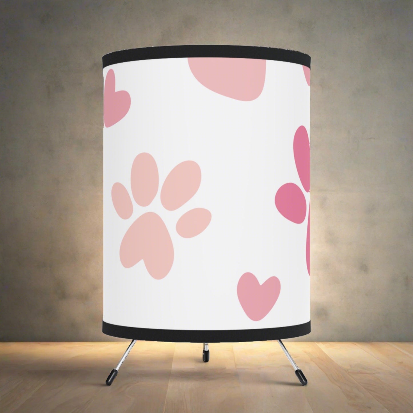 Cat Paw Tripod Lamp with High - Res Printed Shade, US\CA plug - Home Decor - Epileptic Al’s Shop