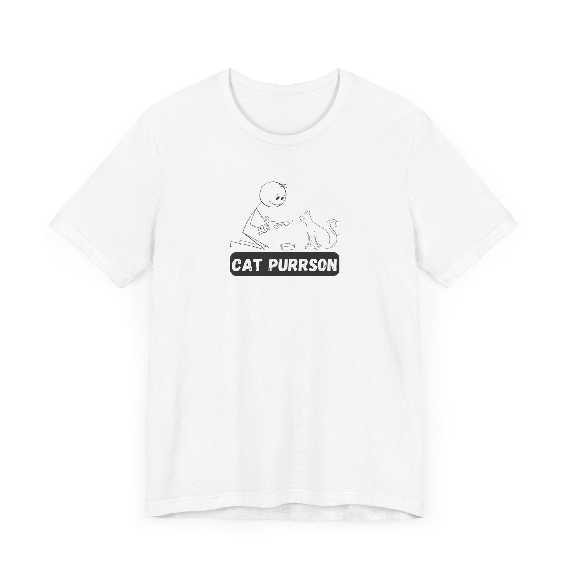 Cat Purrson Unisex Jersey Short Sleeve Tee - T-Shirt - EpiAl's Shop