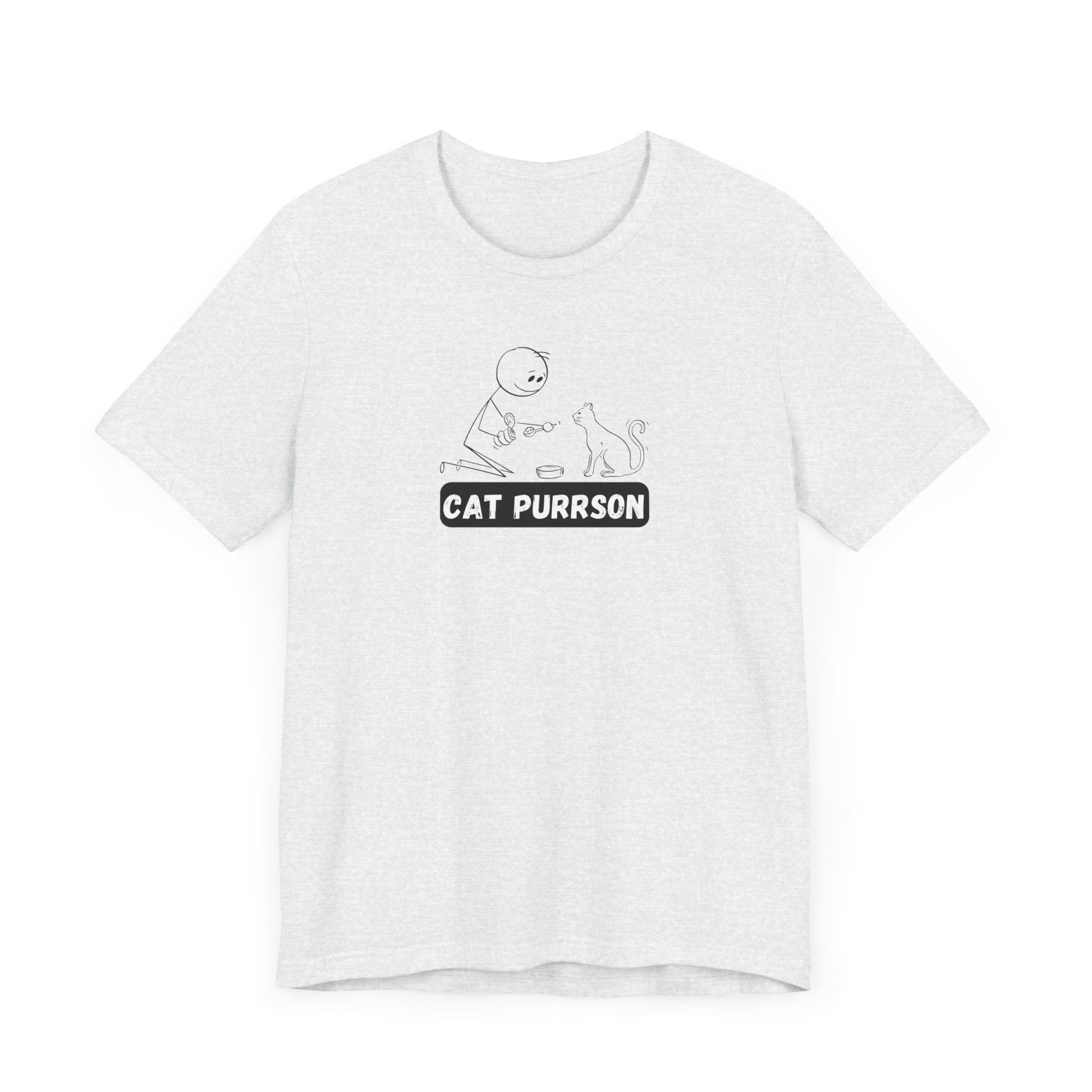 Cat Purrson Unisex Jersey Short Sleeve Tee - T-Shirt - EpiAl's Shop