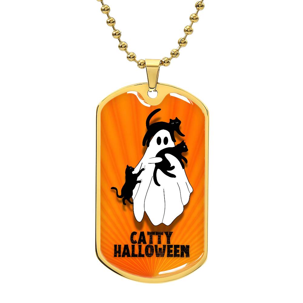 Catty Halloween Necklace - Jewelry - Epileptic Al’s Shop