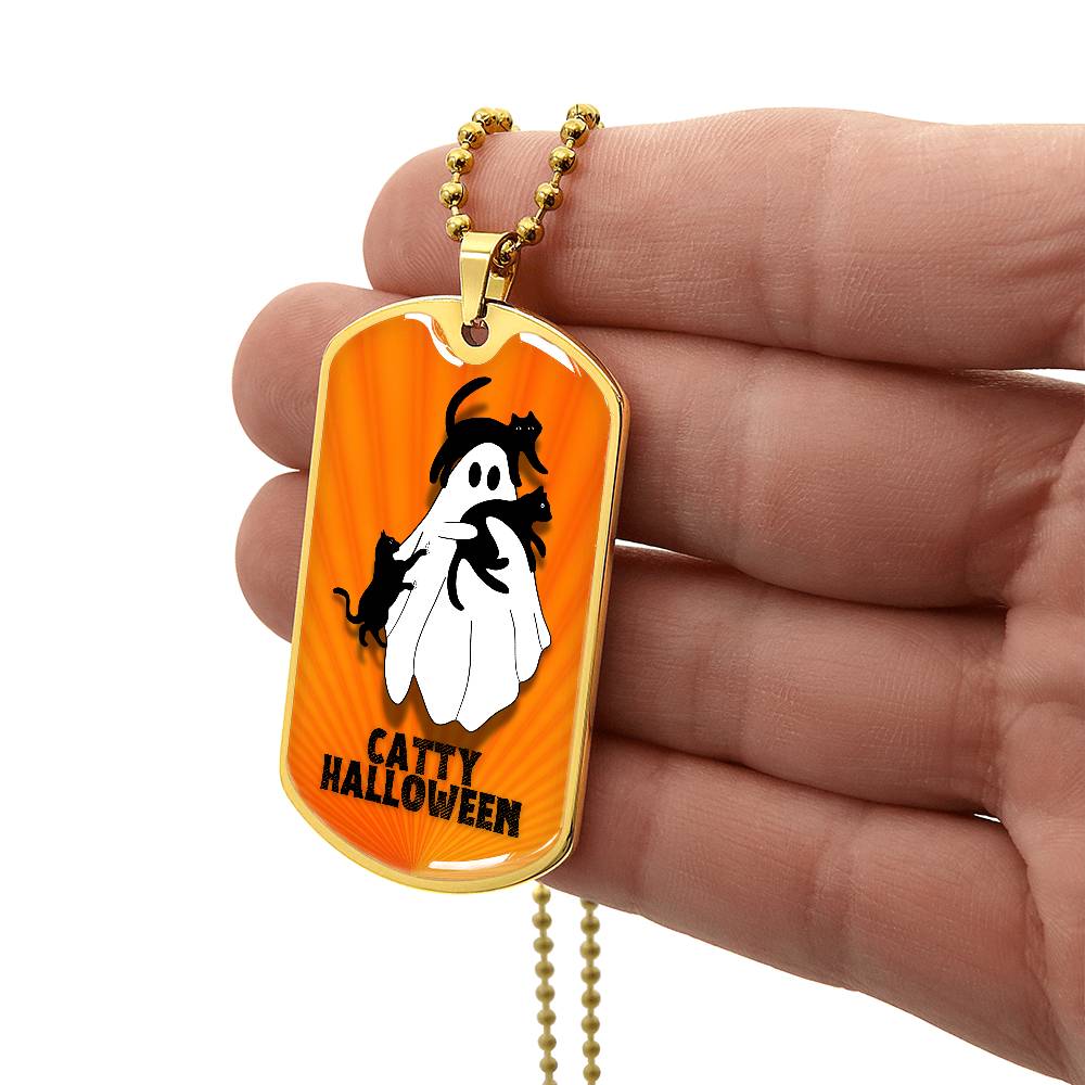 Catty Halloween Necklace - Jewelry - Epileptic Al’s Shop