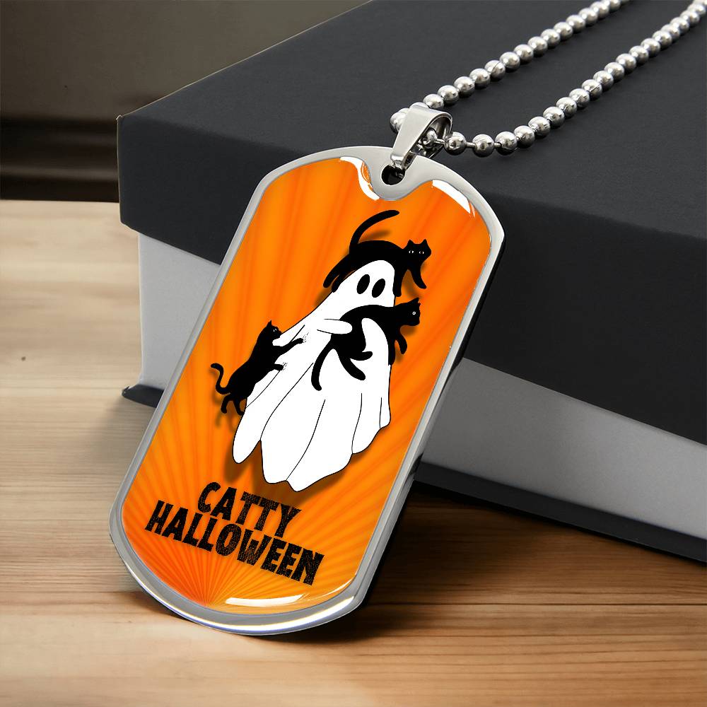 Catty Halloween Necklace - Jewelry - Epileptic Al’s Shop