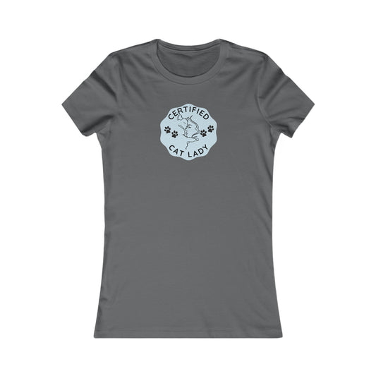 Certified Cat Lady Women's Favorite Tee - T - Shirt - Epileptic Al’s Shop