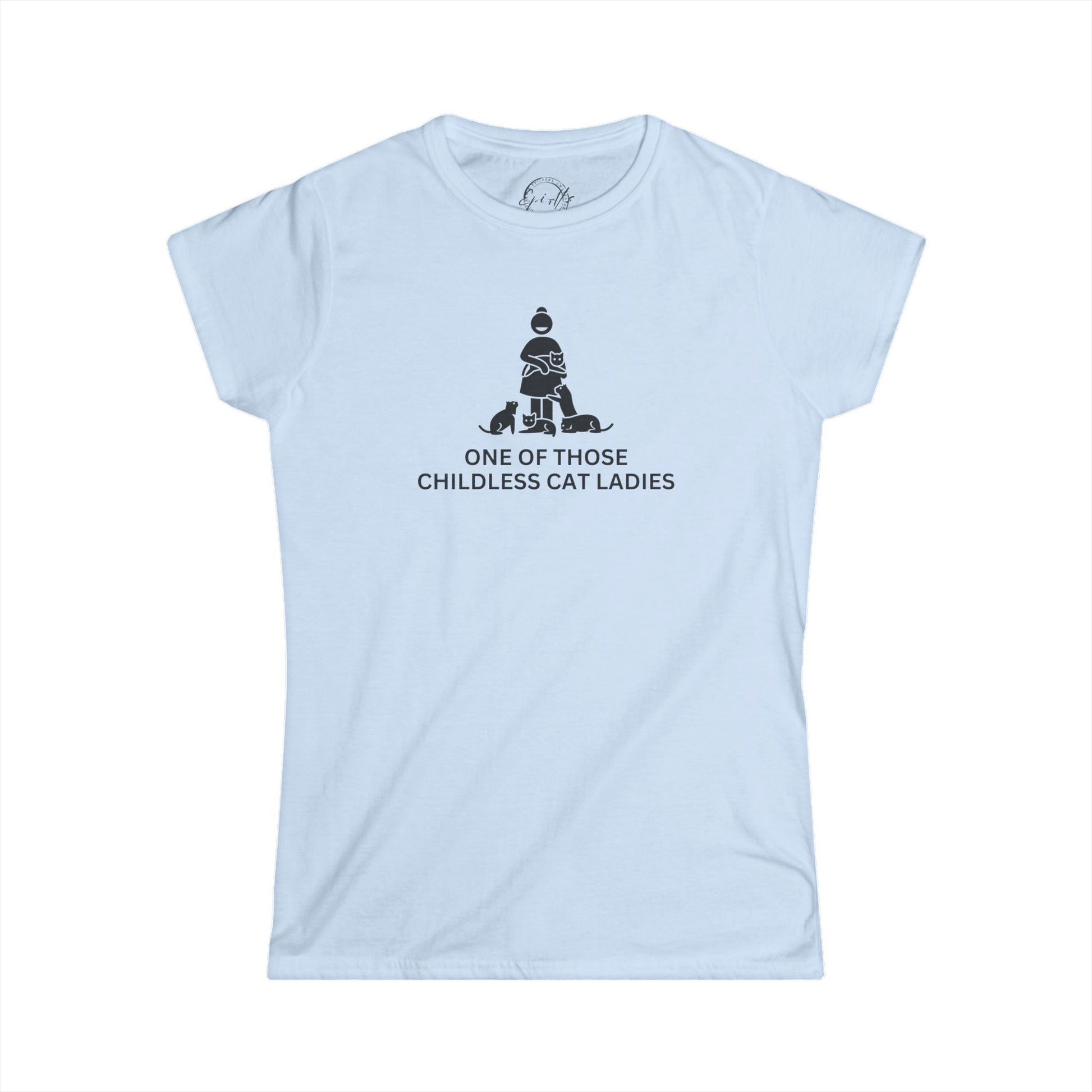 Childless Cat Ladies Women's Softstyle Tee - T - Shirt - Epileptic Al’s Shop