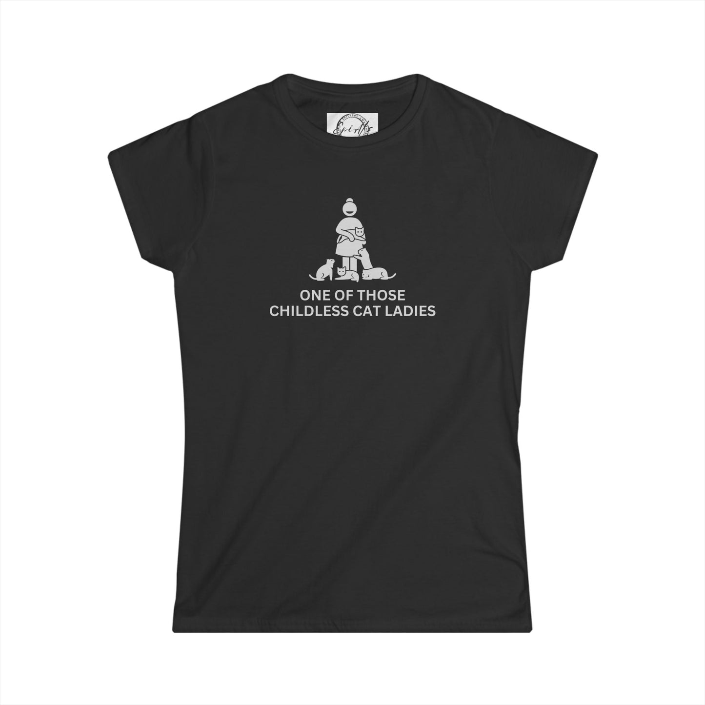 Childless Cat Ladies Women's Softstyle Tee - T - Shirt - Epileptic Al’s Shop