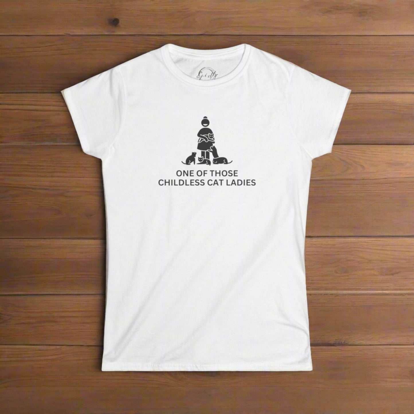 Childless Cat Ladies Women's Softstyle Tee - T - Shirt - Epileptic Al’s Shop