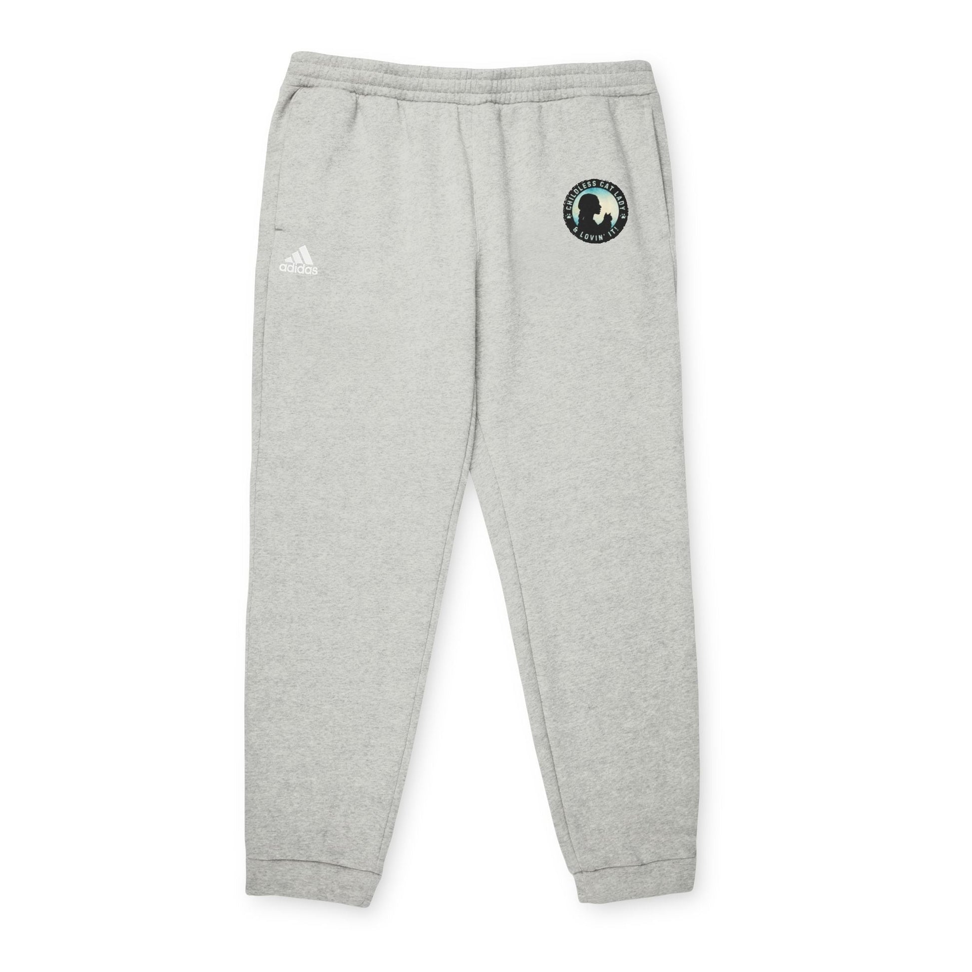 Childless Cat Lady adidas Fleece Joggers - Trousers - EpiAl's Shop