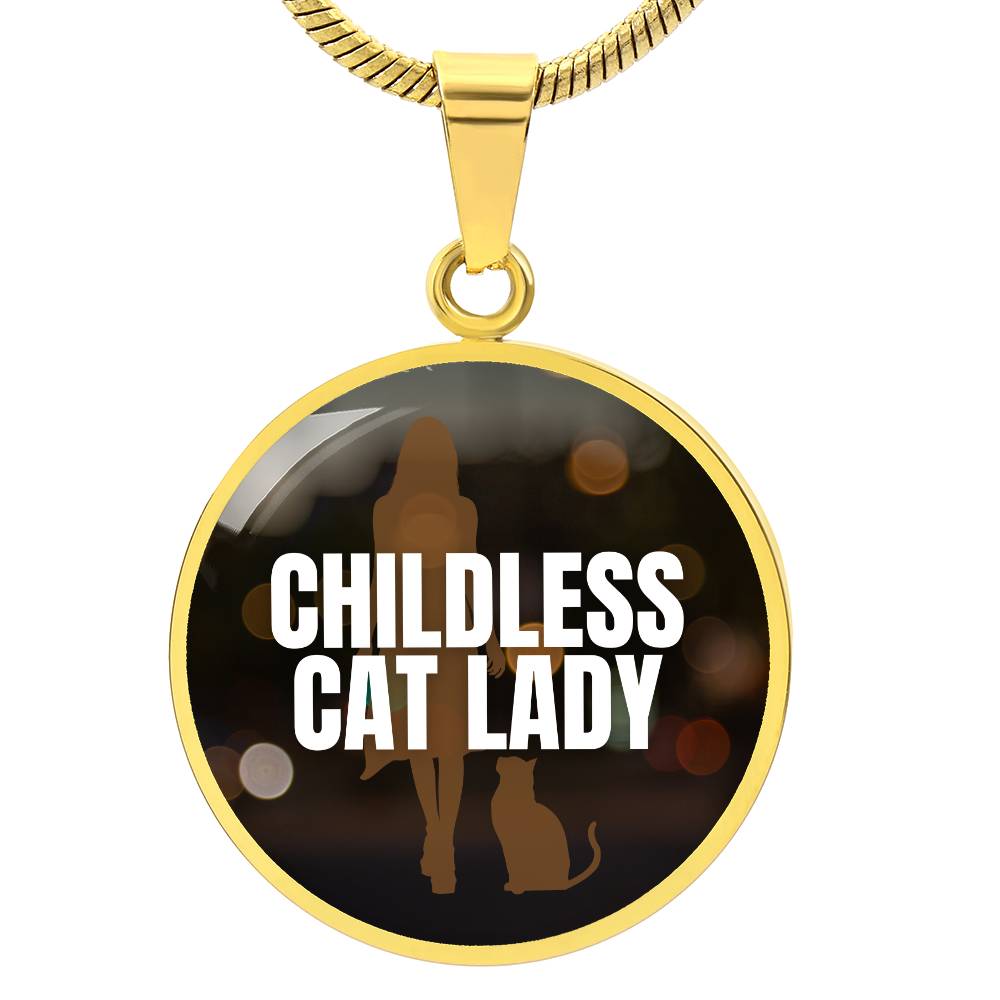 Childless Cat Lady Necklace - Jewelry - Epileptic Al’s Shop