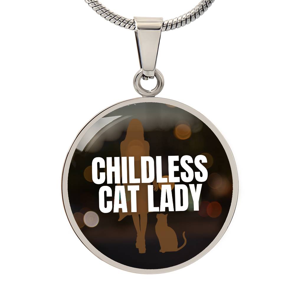 Childless Cat Lady Necklace - Jewelry - Epileptic Al’s Shop