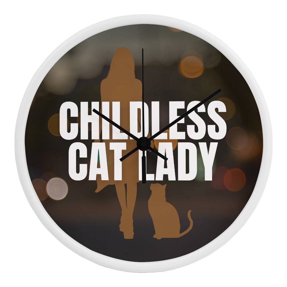 Childless Cat Lady Wall Clock - Jewelry - EpiAl's Shop