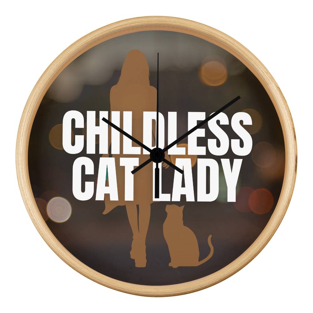 Childless Cat Lady Wall Clock - Jewelry - EpiAl's Shop