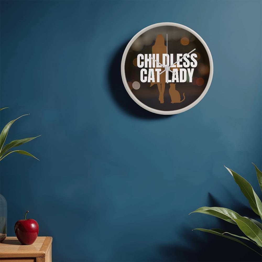 Childless Cat Lady Wall Clock - Jewelry - EpiAl's Shop