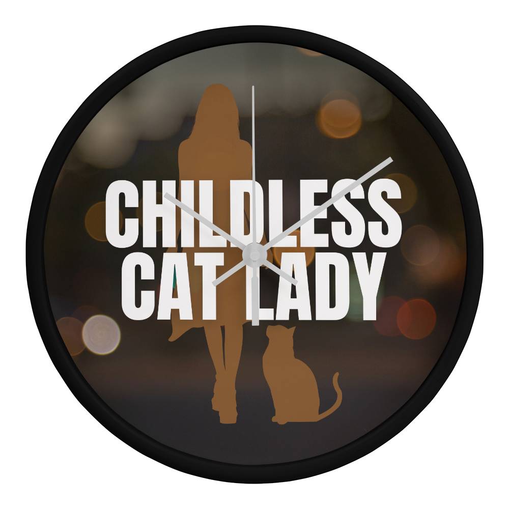 Childless Cat Lady Wall Clock - Jewelry - EpiAl's Shop