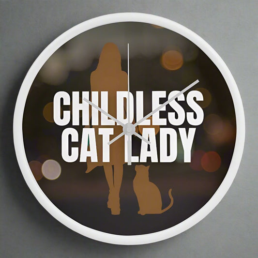 Childless Cat Lady Wall Clock - Jewelry - EpiAl's Shop