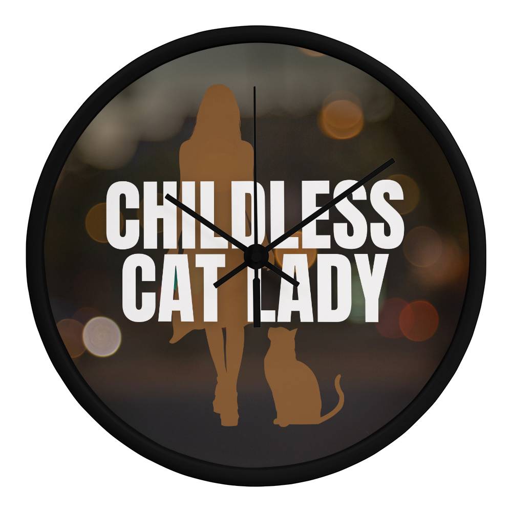 Childless Cat Lady Wall Clock - Jewelry - EpiAl's Shop