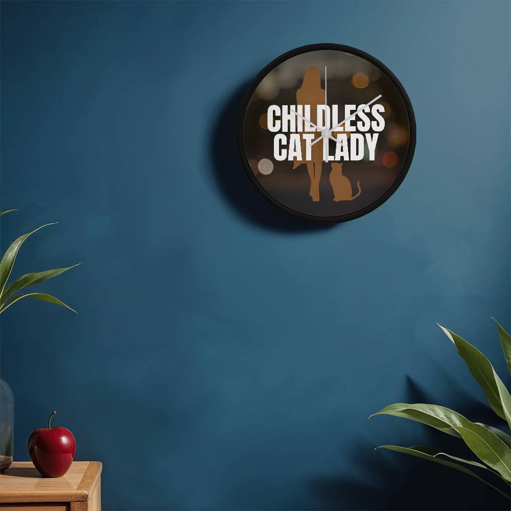 Childless Cat Lady Wall Clock - Jewelry - EpiAl's Shop